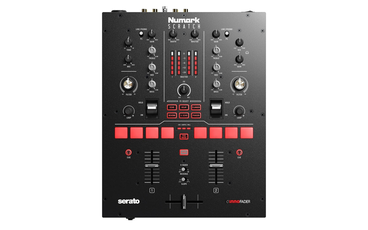 Numark Scratch 2-Channel Serato DJ Pro Mixer with built-in 