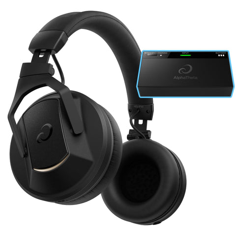 AlphaTheta HDJ-F10-TX DJ Headphones with Fully Wireless Transmitter (ETA End Oct 2024)